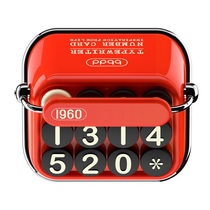 Opened a new retro typewriter temporary parking plate phone number plate ; Nor Card fashionable
