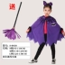 Halloween Trẻ Em Trang Phục Phù Thủy Mẫu Giáo Lễ Hội Cô Gái Phù Thủy Đầm Công Chúa Trang Phục Hóa Trang 