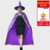 Halloween Áo Choàng Trẻ Em Bé Trai Và Bé Gái Trình Diễn Trang Phục Nhà Ảo Thuật Phù Thủy Áo Choàng Phù Hợp Với Năm Sao Mẫu Giáo Trang Phục 