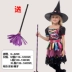 Halloween Trẻ Em Trang Phục Phù Thủy Mẫu Giáo Lễ Hội Cô Gái Phù Thủy Đầm Công Chúa Trang Phục Hóa Trang 