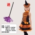 Halloween Trẻ Em Trang Phục Phù Thủy Mẫu Giáo Lễ Hội Cô Gái Phù Thủy Đầm Công Chúa Trang Phục Hóa Trang 