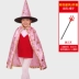 Halloween Áo Choàng Trẻ Em Mẫu Giáo Bé Trai Và Bé Gái Trình Diễn Trang Phục Bí Ngô Áo Choàng Phù Thủy Nhỏ Hiệu Suất Quần Áo 