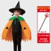 Halloween Áo Choàng Trẻ Em Bé Trai Và Bé Gái Trình Diễn Trang Phục Nhà Ảo Thuật Phù Thủy Áo Choàng Phù Hợp Với Mẫu Giáo Magic Cổ Tích Trang Phục 