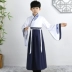 Trang phục trẻ em, Hanfu, đồng phục học sinh truyền thống của nữ sinh Trung Quốc, trang phục biểu diễn nam đệ tử cổ điển ba nhân vật, váy, trang phục biểu diễn phong cách Trung Quốc 