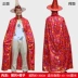 Trang phục Halloween dành cho người lớn, phù thủy và pháp sư, áo choàng ma quỷ, trang phục biểu diễn, đạo cụ, bộ đồ COS ảo thuật gia 