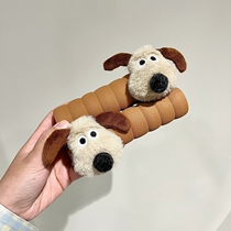 Head dog home password lock entry door handle anti-collision cover anti-collision door stop artifact window handle protective cover