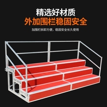 Step 3 - floor mobile folding stage choir step - step school music bench aluminum alloy co - stage stage