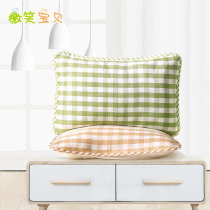 Pure linen baby pillowcase summer sweat-absorbing breathable cool four seasons universal mat Childrens pillow towel baby pillowcase