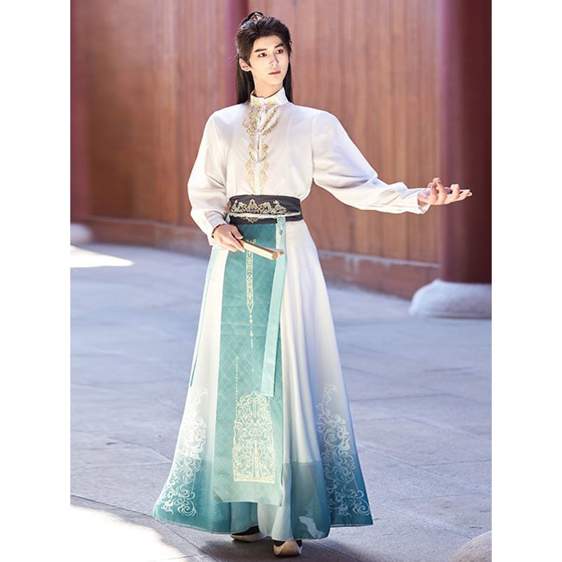 Authentic Original Hanfu 2025 New Style Unisex Fairy Tale Cosplay Costume for Script-Killing Games, Student Daily Wear, and Stage Performances Authentic Original Hanfu 2025 New Style Unisex Fairy Tale Cosplay Costume for Script-Killing Games, Student Daily Wear, and Stage Performances