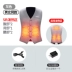 Phù hợp với công sở áo vest làm nóng bằng điện Áo khoác sạc USB làm nóng áo vest ấm hiện vật đáy áo sơ mi dành cho nam và nữ mùa đông 
