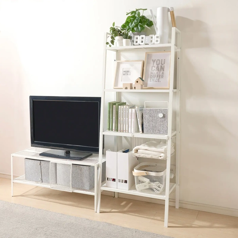 Ikea Lerberg Shelf Cabinet Modern Minimalist Steel Lightweight Living Room Open Storage Bookshelf Shelving Unit