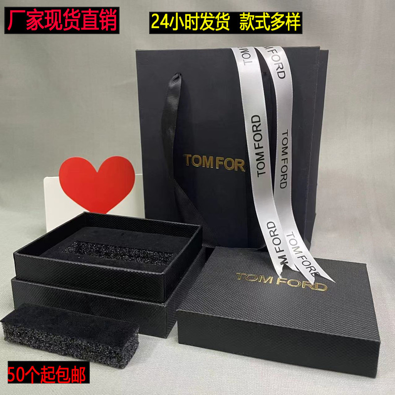 Tom Ford Counter Store Lipstick Box Tf Gift Bag Tf Paper Bag Packaging Perfume Box Tote Bag