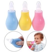 1Pc Newborn baby silicone nasal aspirator infant snot suctio