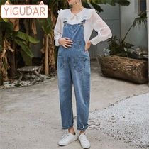 Pregnant womens spring and summer overalls new spring and a