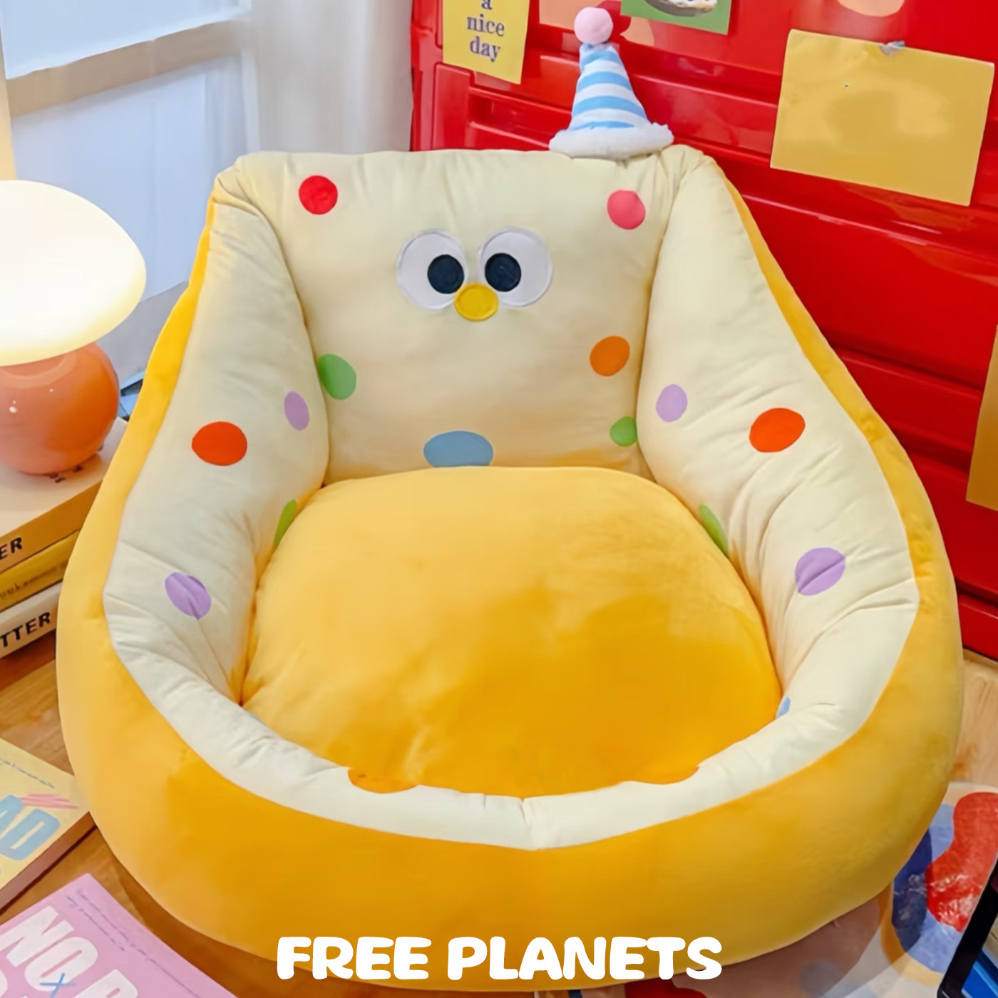 Lazy little sofa cute tatami bedroom floor chair cushion bay window futon children's bedside girl's cushion