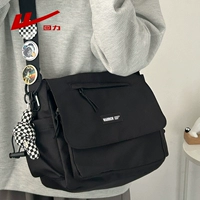 回力 Вместительная и большая портативная сумка через плечо для выхода на улицу, подходит для подростков