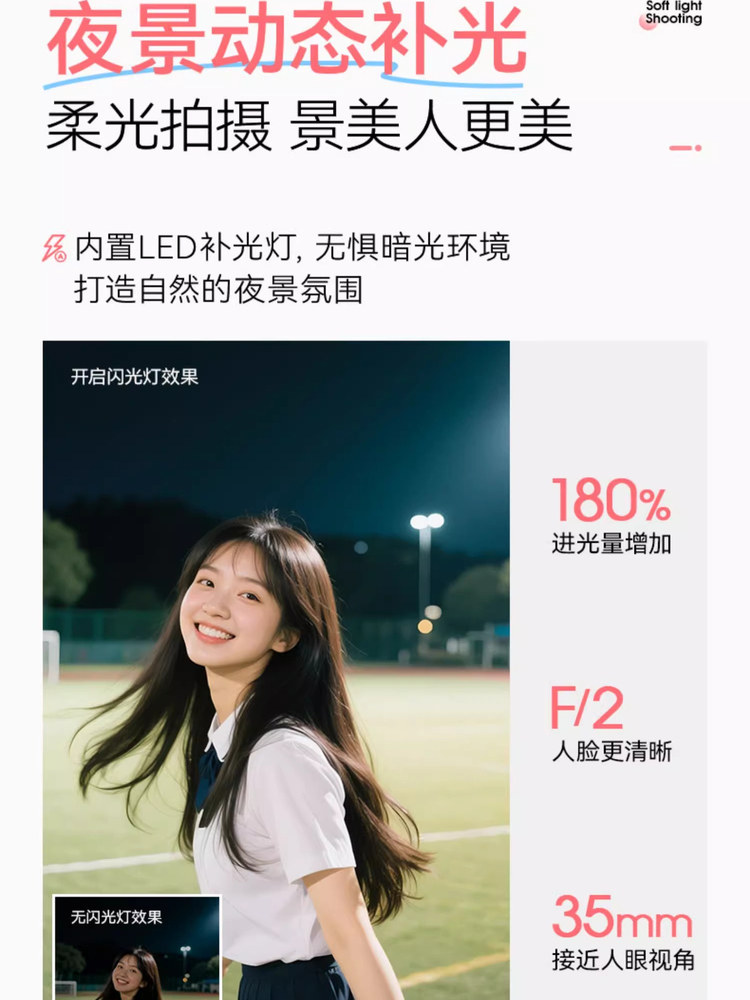 Ccd Camera Student Party High-Definition Digital Camera Children's Retro Campus Entry-Level Gift for Girls and Friends' Birthdays