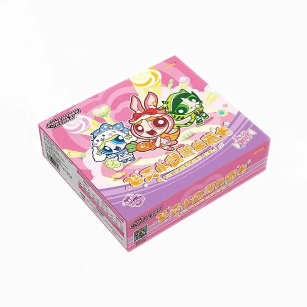 The Powerpuff Girls Collection Card Candy Pack No. 1 Подлинный анимационный полезный карт-пакет коллекция карточек