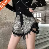 Джинсовые шорты для заклепок