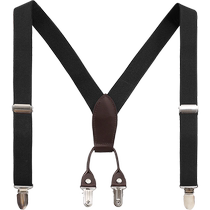 Childrens suspender clip boys adjustable formal suspenders suspender clip pants anti-slip clip thickened and bold metal