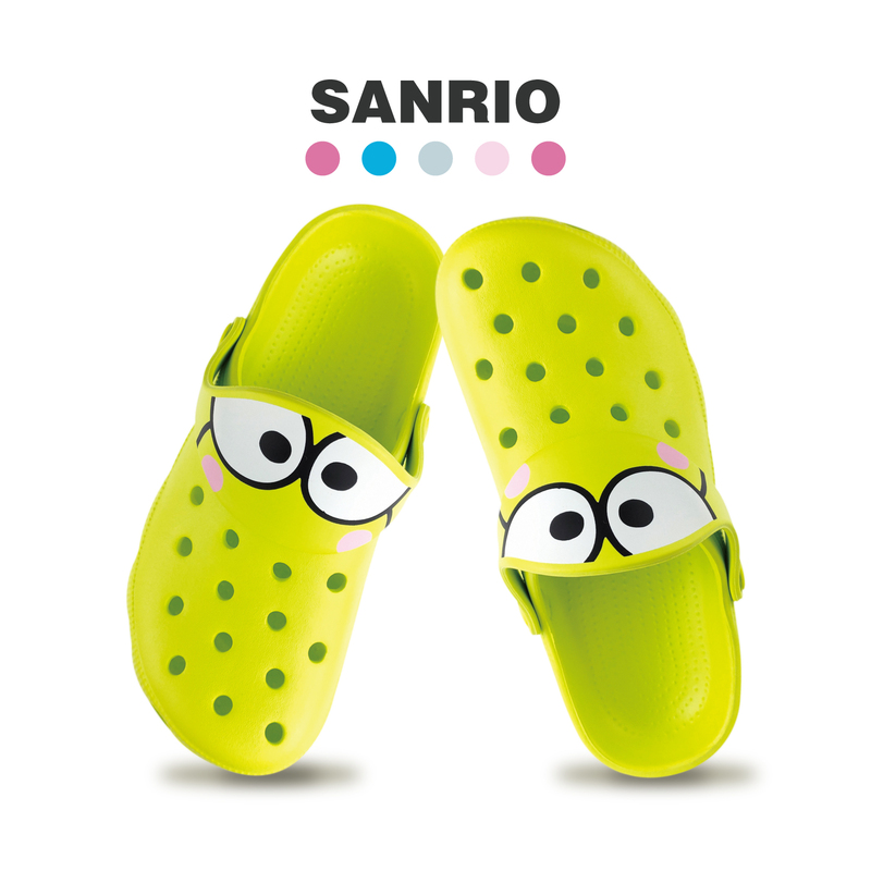 Japanese Big-Eyed Frog Cool Penguin Home and Outdoor Slippers, Non-Slip Beach Clogs, Dual-Use for Home and Outdoor Wear
