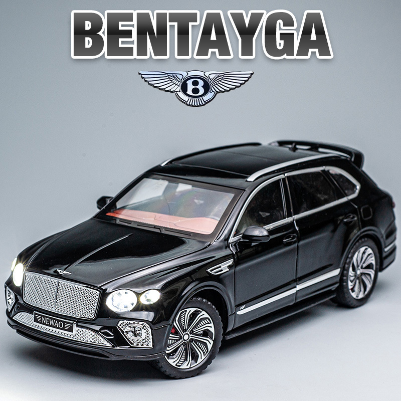 Bentley Bentayga Luxury Suv Alloy Model Car Children's Toy Car Gift 1:24 Ornament Simulation Car Model