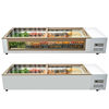 Desktop Refrigerated Display Cabinet, Special Freezer for Tricycles, Commercial Small Fresh-Keeping Freezer, Fried Skewers and Barbecue Refrigerator