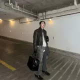 【Козел】 Erd Cowhide Bowling Simbag Двух в одном из древних серебряных аксессуаров