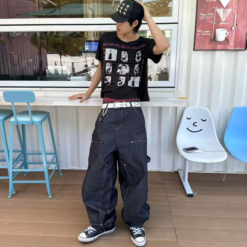 [Limited to Los Angeles] Erd 25Ss Sleeping Violinist Jiugongge Print Short Sleeve T-Shirt