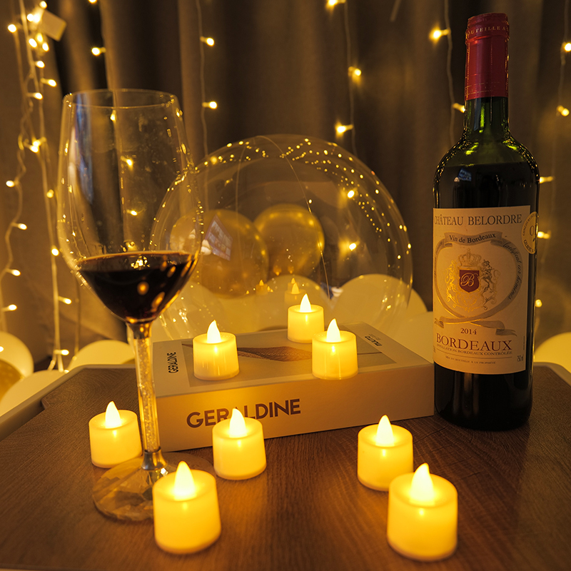 Ritualistic Simulated Led Electronic Candle for Romantic Confession, Mood Setting, Proposal, Candlelight Dinner Props Ritualistic Simulated Led Electronic Candle for Romantic Confession, Mood Setting, Proposal, Candlelight Dinner Props