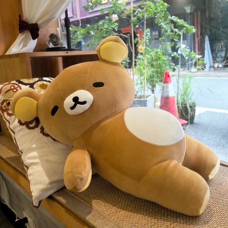 Rilakkuma Pillow Doll, Bed Sleeping Pillow, Cute Oversized Plush Doll, Birthday Gift for Girls and Boys