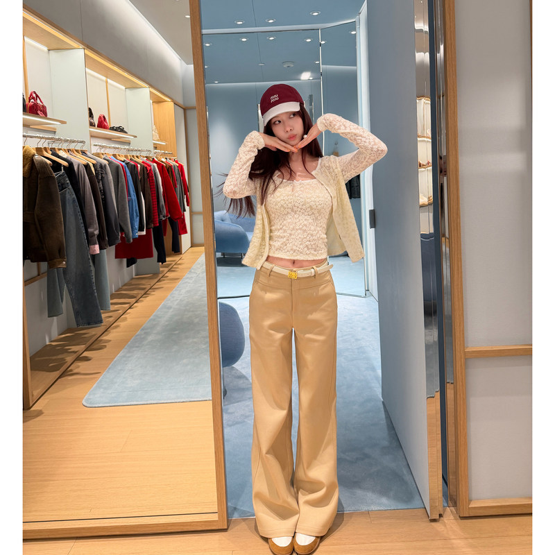 【50% off Clearance】「Laf Aesthetics」Minimalist Khaki Pants Casual Pants Spring Straight-Leg Pants
