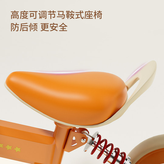 German Precision-Engineered 2025 New Model Balance Bike for Children Aged 1-6, Four-Wheel Sliding Scooter Bicycle Without Pedals