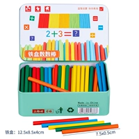 Счетные палочки, жестяная коробка, 75мм