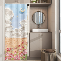Balcony drum washing machine sun protection cover waterproof and dustproof washing and drying all-in-one machine dryer sun protection curtain sun cover cloth
