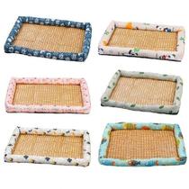Cooling Cats Bed Soft Woven Pet Pad Cushions Cooling Bed