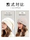 Yanren Women's Knitted Hat, Warm and Thick, Large Head Circumference, Makes Face Look Smaller, Plush Rabbit Fur Hat, Ear Protection, Knitted Hat, 2025 New Model