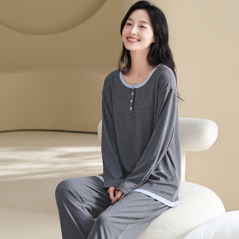 Tall Women's Pajamas for Spring and Autumn, Extra-Long 175 Pure Cotton 170 Long Pants, Extended Version 180 Sleep Pants, Loungewear
