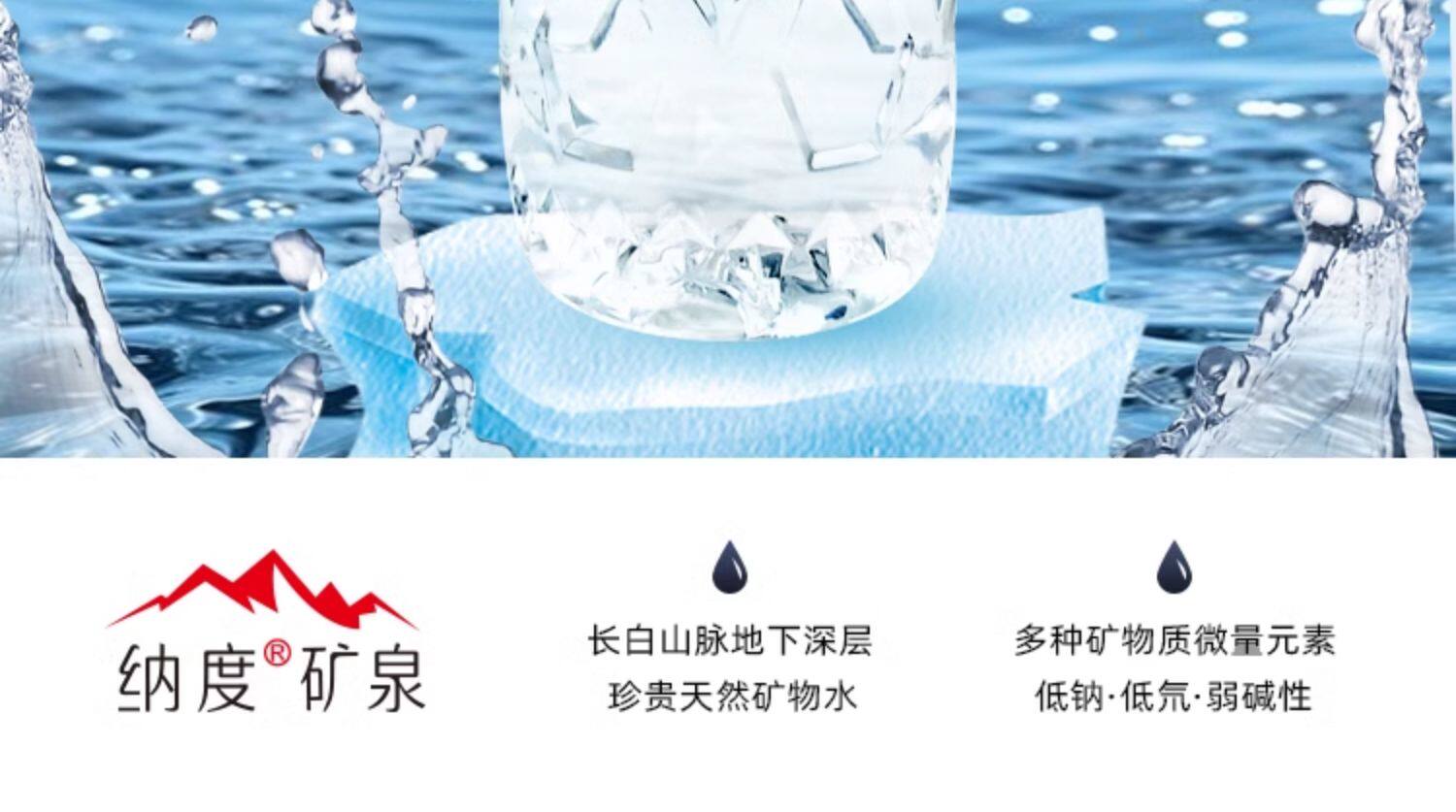 安享好物 安享S级饮用水-纳度长白山脉矿泉水 国标 