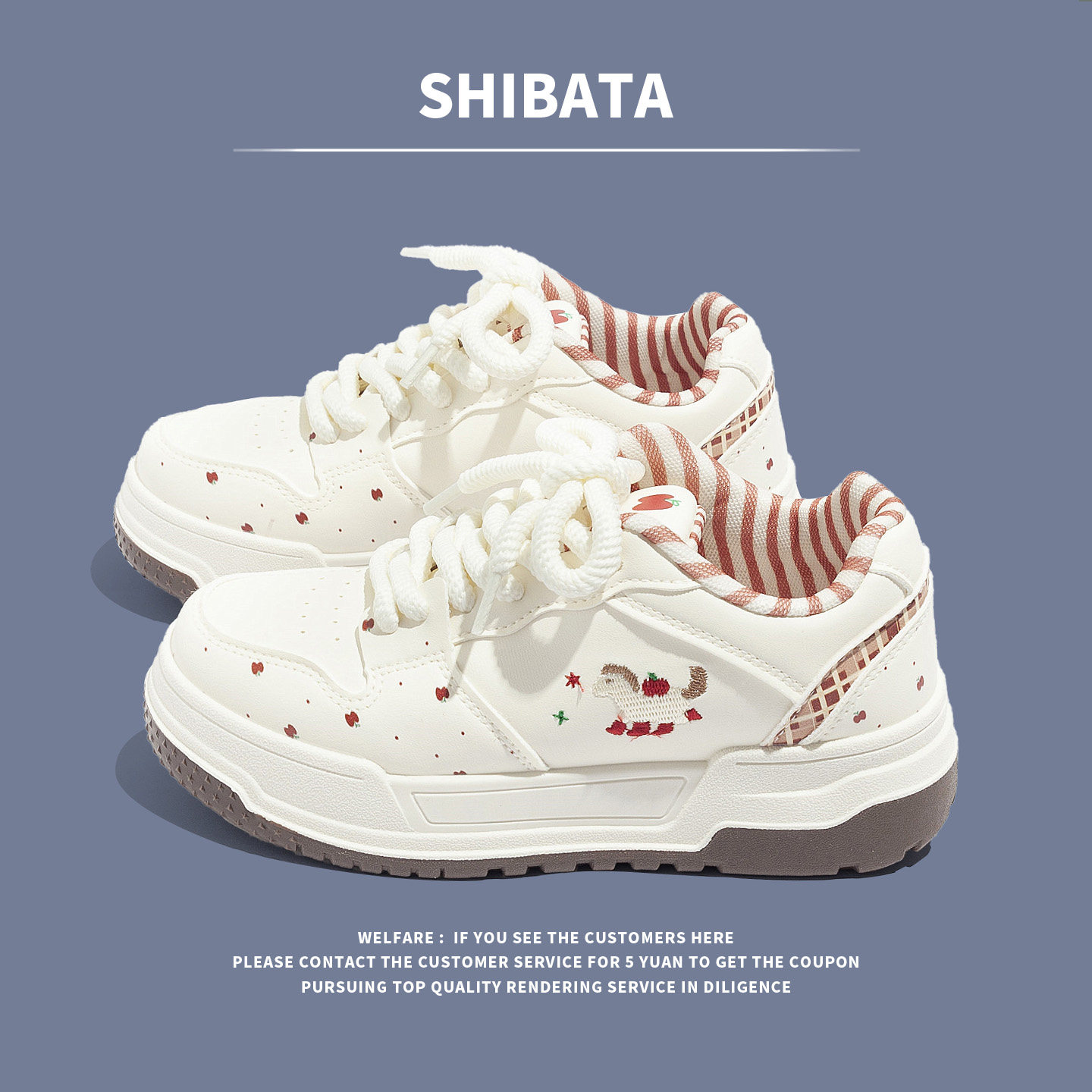 Белые женские туфли Sibata, новинка 2026 года, весенний год Лошади, натальный год, женская обувь, универсальная повседневная спортивная обувь на толстой подошве.