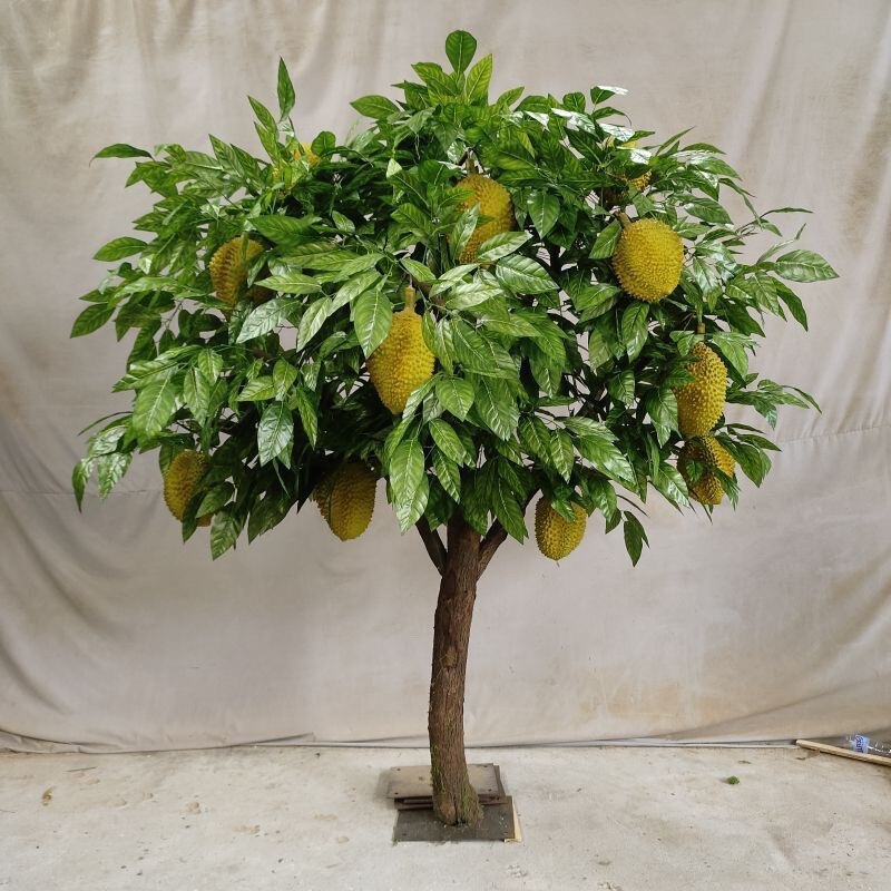 Artificial Durian Tree, Apple Tree, Lychee Tree, Jackfruit Tree for Large Indoor and Outdoor Fruit Store Display Decoration