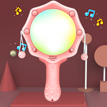 Baby Dial drum can nibble the newborn Puzzle Baby 3 Hands Rocking Bells Light Music Toy 6 Months Beat