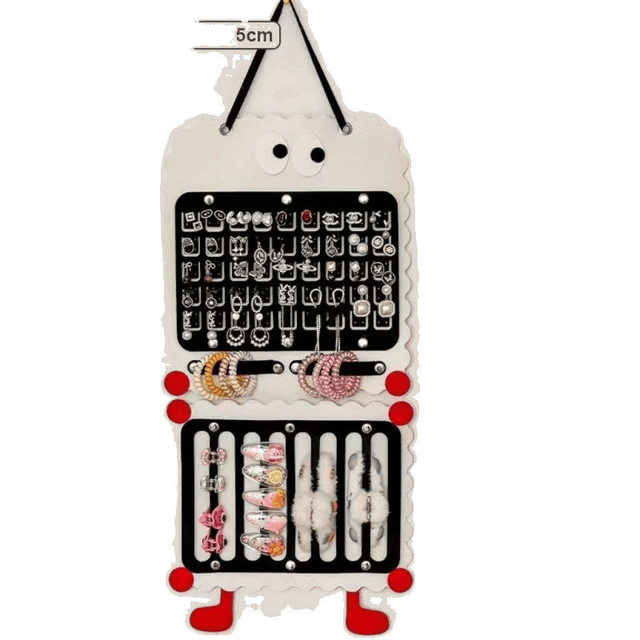 Hairpin Storage Rack Wall-mounted Children's Hairband Hairpin Jewelry Girls Hairband Jewelry Box Display Wall Organizing Hanging Bag