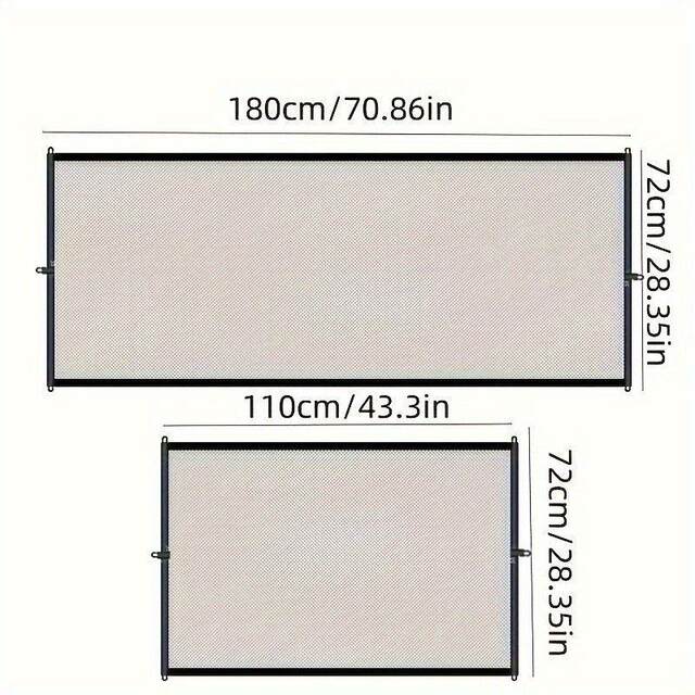 Dog fence indoor door fence without punching foldable net barrier door stair exit baffle small and medium-sized dog fence