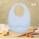 Winter baby eating waterproof bib baby saliva bag silicone ultra-thin soft food supplement bib bib for children in autumn
