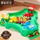 2025 New Interactive Large Frog Eating Ball Catapulting Two-Player Desktop Bead Toy for Parent-Child Play