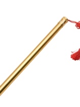 Band orchestra symphony performance pure solid wood maple dark purple conductor baton with portable metal barrel