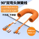 Yixingxing 100W super fast charging spring data cable