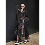 Осенние штаны, в американском стиле, свободный крой