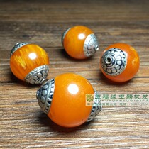 Nepalese handmade beads DIY cultural toys accessories loose beads synthetic beeswax beads necklace bracelet Buddha amulet chain spacer beads